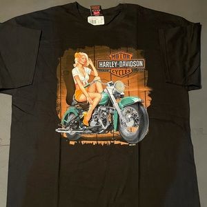 Harley Davidson Pin Up Girl T-shirt
